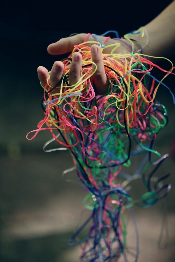 A whirl of clutter